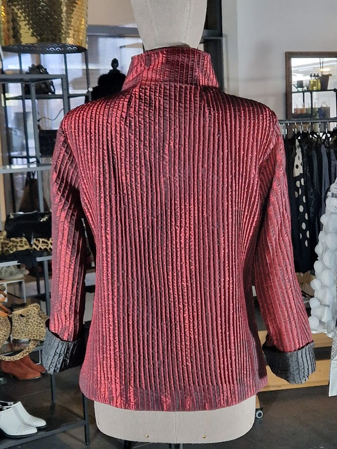 DOUBLEFACE BLAZER AUS SEIDE