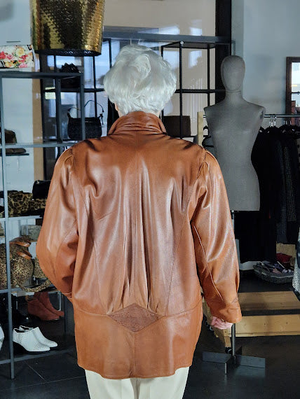 VINTAGE - LEDERJACKE