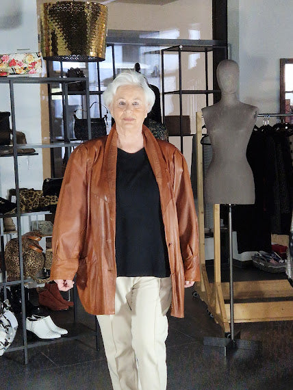 VINTAGE - LEDERJACKE