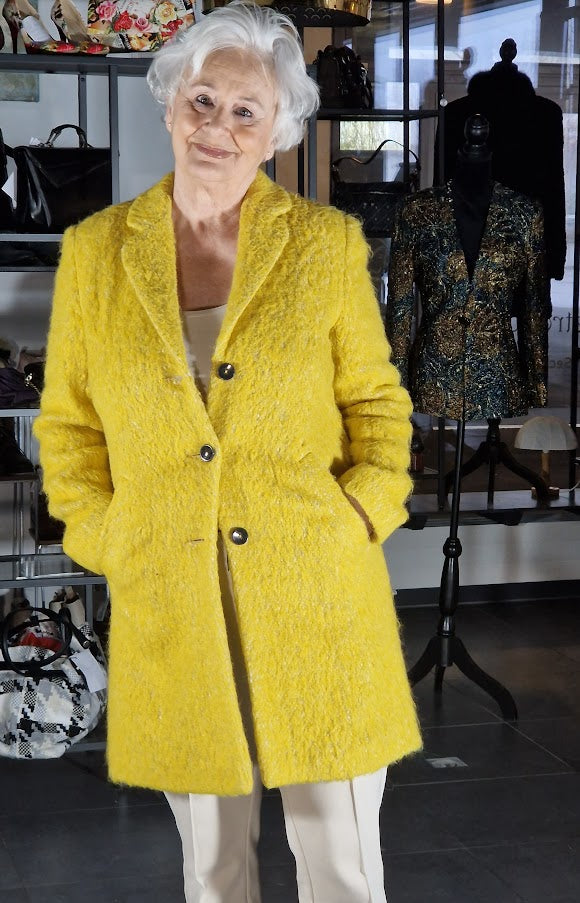 GELBER WINTERMANTEL VON FRIEDA FREDDIES