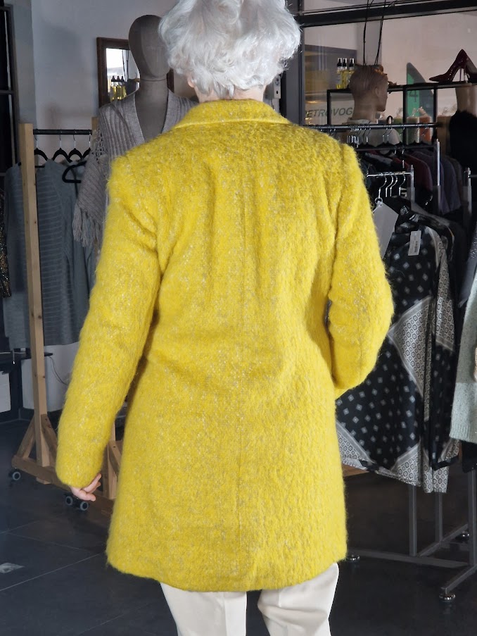 GELBER WINTERMANTEL VON FRIEDA FREDDIES