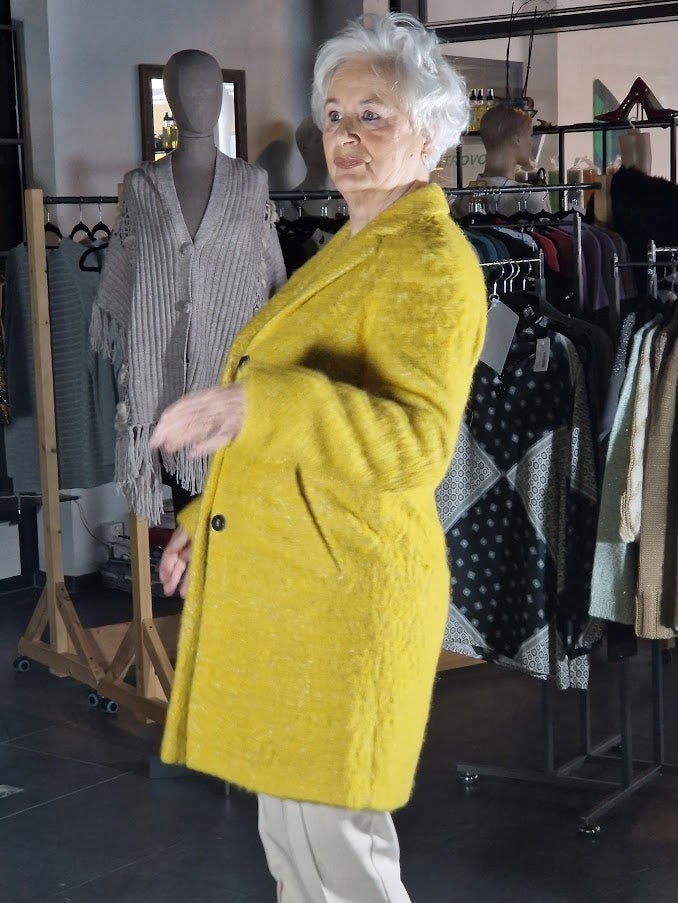 GELBER WINTERMANTEL VON FRIEDA FREDDIES