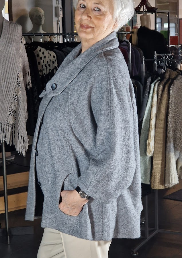 GRAUE WINTER-ÜBERGANGSJACKE VON NIEDERBERGER